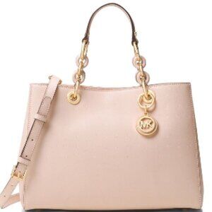 MICHAEL Michael Kors Cynthia Medium Saffiano Leather Satchel